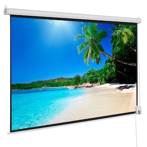 92 in. Electric Projection Screen