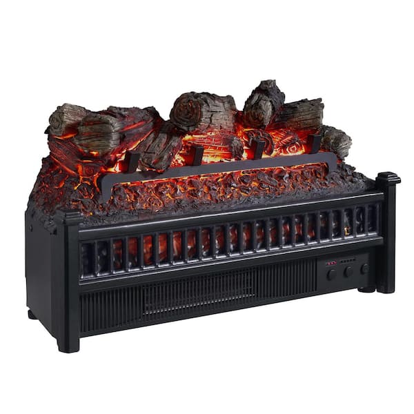Fireplace Logs Insert Electric Heater Flame Hearth Wood Crackling Fire Realistic 