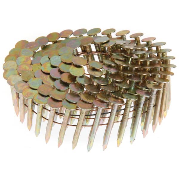 Timunr 3600 Count Siding Nails 15 Degree 7/8 Inch x 0.12 Inch Collated Wire  Coil Full Round Head Ring Shank Electro Galvanized Roofing Nails: Buy  Online at Best Price in UAE - Amazon.ae