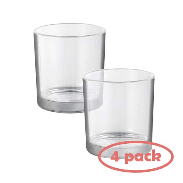 Unbranded 6PK - Votive Candle Holder - Wedding Parties Holiday Home Decor Clear 4-1/4 in. Dia. x 4-5/8 in. H