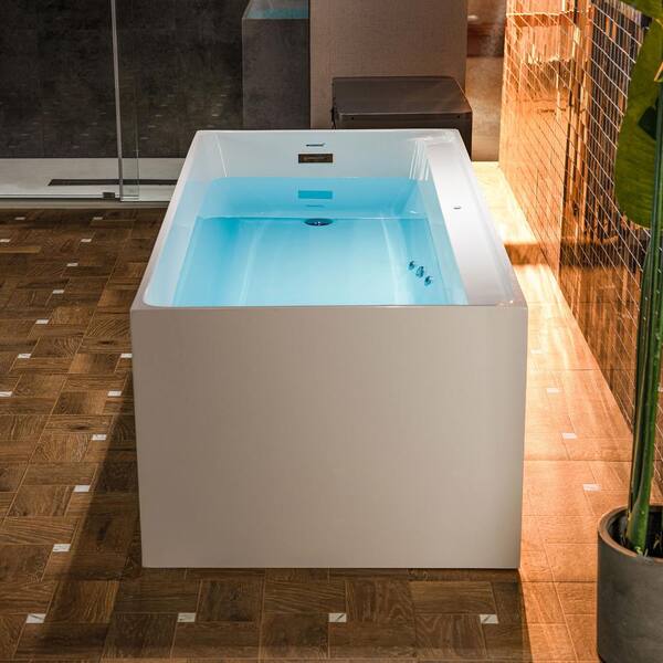WOODBRIDGE 67 in. 1-Person 0-Jet Standard Cold Plunge Ice Bath Tub