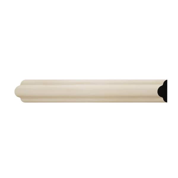 Ekena Millwork WM1215 0.56 in. D x 1.25 in. W x 6 in. L Wood (Poplar) Chair Rail Sample