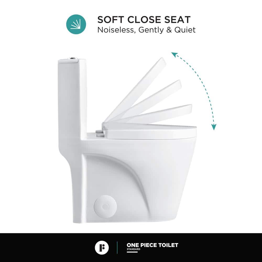 Shiny Gold Elongated Dual-Flush High Efficiency Toilet