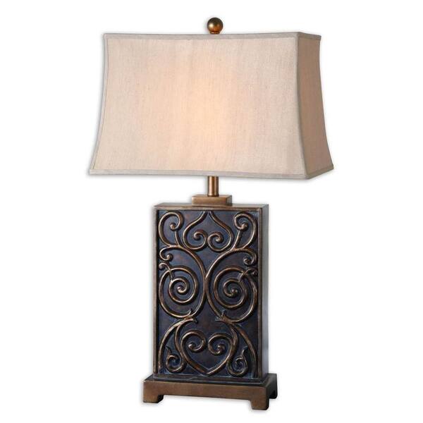 Global Direct 33 in. Dark Bronze Table Lamp