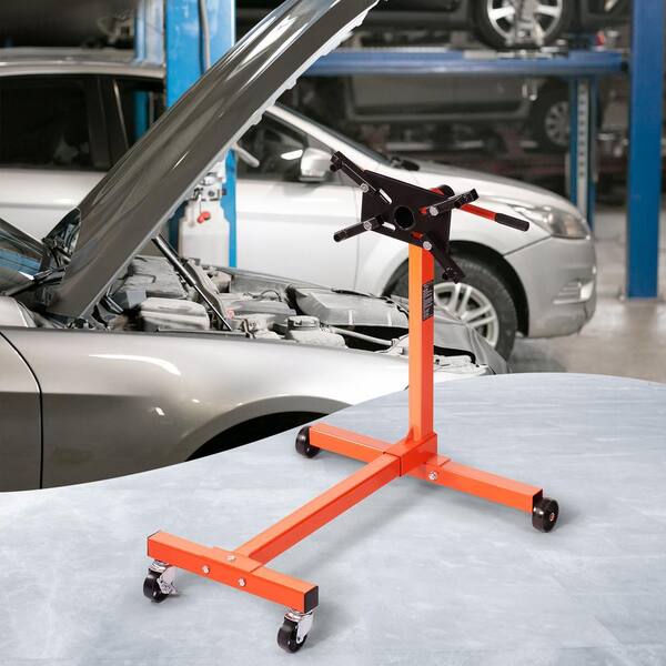 thumbnail interactive-video image 1 of 750 Lb Engine Stand With 360° Rotation - Heavy Duty Motor Stand For Auto Repair 1 of 2