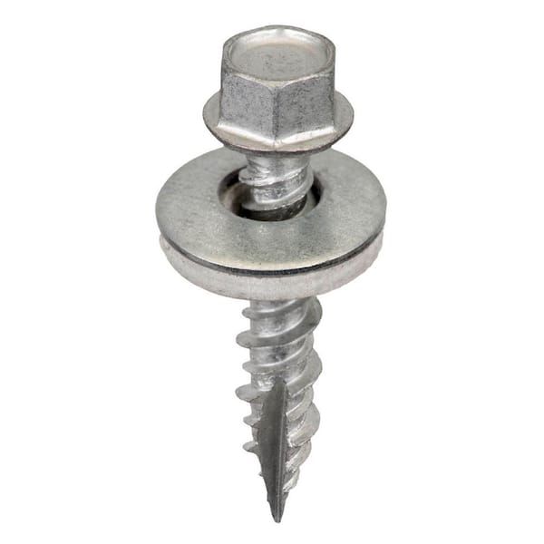 #9 X 1 inch Galvanized Hex Metal to Wood Screws (Bag of 250)