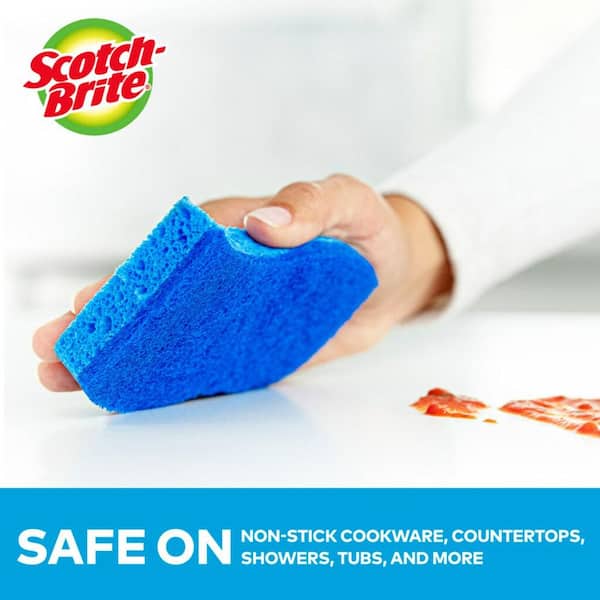 Scotch-Brite Non-Scratch Scour Pads, Scouring Pads for Kitchen and Dish  Cleaning, 3 Pads
