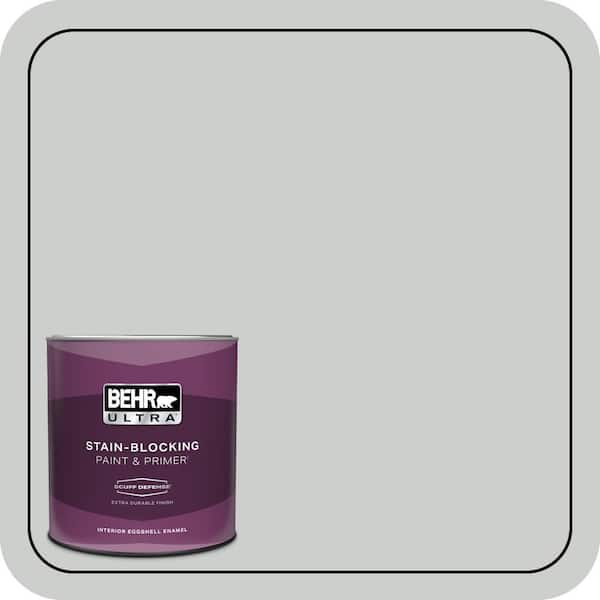 BEHR ULTRA 1 qt. #N460-2 Planetary Silver Extra Durable Eggshell Enamel Interior Paint & Primer