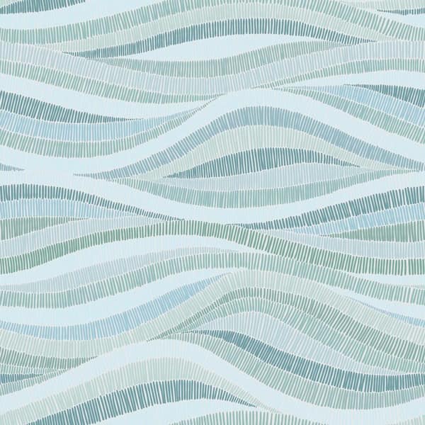 RoomMates 28.29 sq. ft. Mosaic Waves Peel and Stick Wallpaper