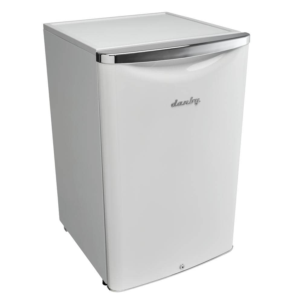 Danby 4.4 Cu Ft Energy Star Compact White Refrigerator with LED Lighting