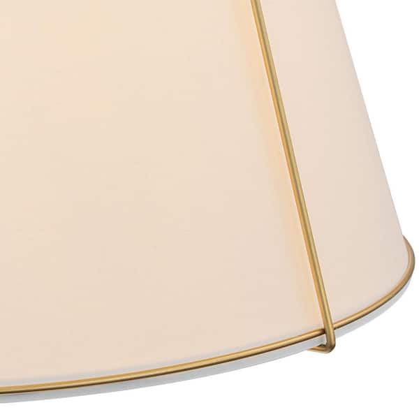 HUOKU Haven Modern Farmhouse 4-Light Brass Frame Pendant Light