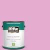 BEHR PREMIUM PLUS 1 qt. #680A-3 Pink Bliss Flat Low Odor Interior Paint &  Primer 140004 - The Home Depot