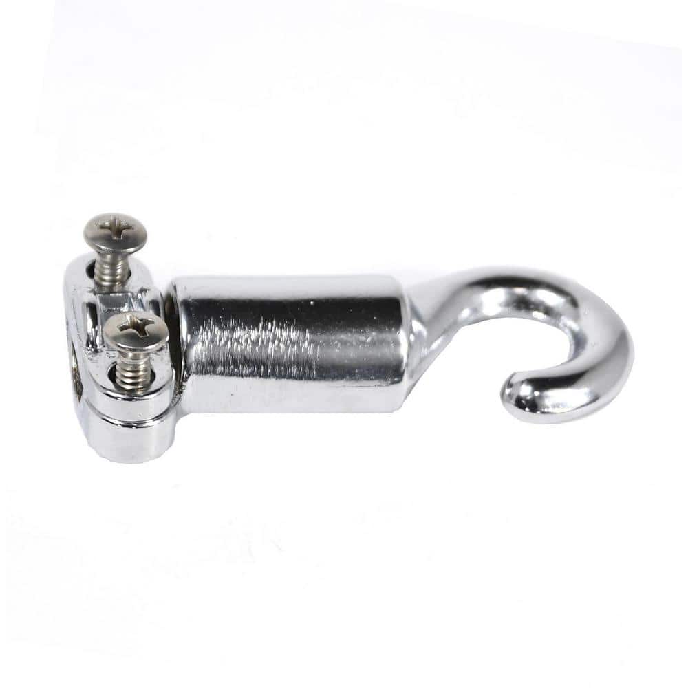 3/8 in. to 1/2 in. Cleat Type Rope Hook in Chrome price history on PriceWatchPro