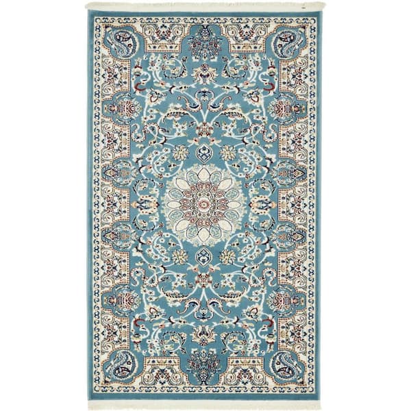 Unique Loom Narenj Collection Area Rug - Newcastle (3 ft. 1 in. x 5 ft ...