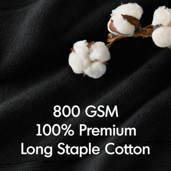 Reviews for MADISON PARK Signature 800GSM 8-Piece Black Ultra-Soft