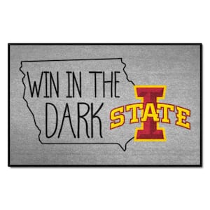 Iowa State Cyclones Southern Style Gray 1.5 ft. x 2.5 ft. Starter Area Rug