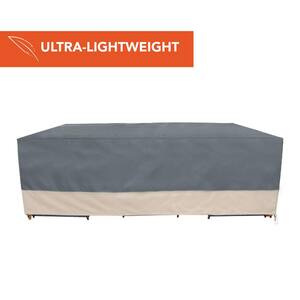 140 in. L x 70 in. W x 35 in. H Renaissance Ultralite Outdoor General Purpose Patio Furniture Cover, Gray