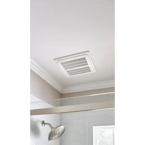 140 CFM Ceiling Mount Quick Connect Humidity Sensing Bathroom Exhaust Fan