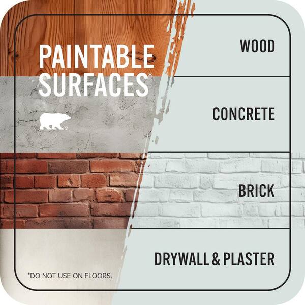 BEHR PREMIUM PLUS - 1 gal. #N440-1 Streetwise Flat Low Odor Interior Paint & Primer