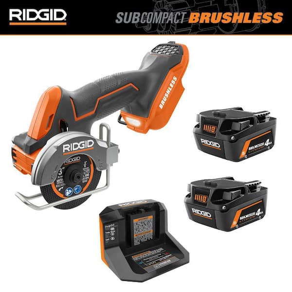 18V MAX Output Starter Kit with (2) 4.0 Ah MAX Output Batteries and Charger with 18V Subcompact Multi-Material Saw