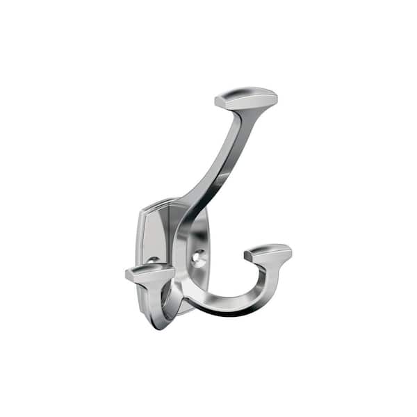 Amerock Vicinity 4-9/16 in. L Chrome Triple Prong Wall Hook H3700426 - The  Home Depot