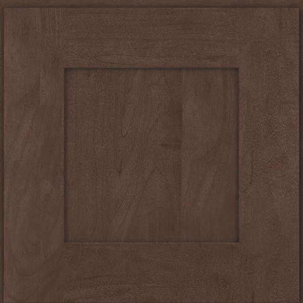 KraftMaid 14-5/8 in. x 14-5/8 in. Cabinet Door Sample in Molasses