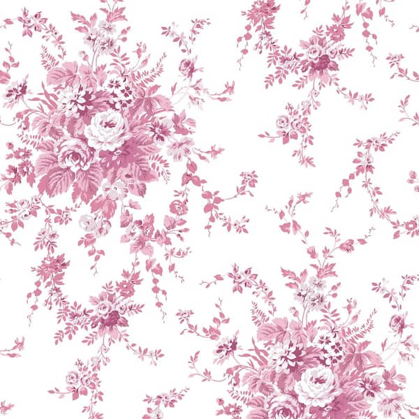 Graham & Brown Rachel Ashwell Garden Floral Pink Wallpaper