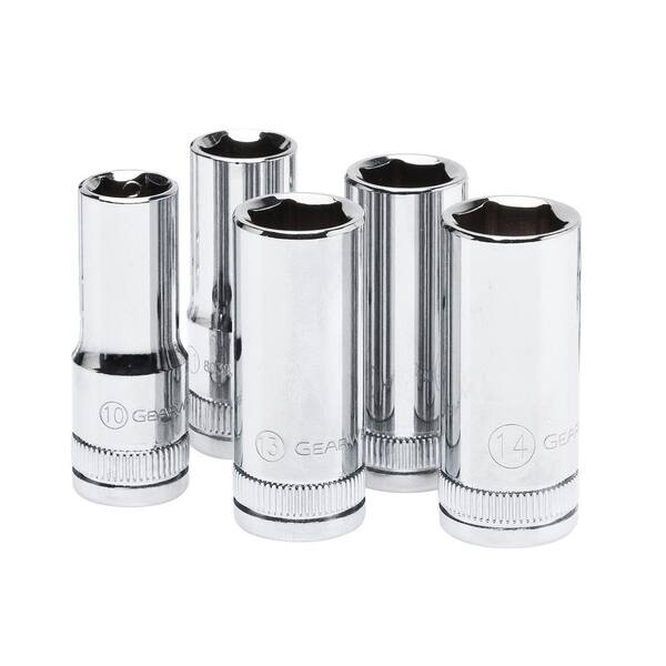 GearWrench 80305S 10 PC 1/4" Drive 6 PT SAE Mid Length Socket Set for sale online 