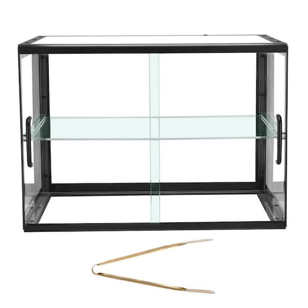 Bakery Display Case, 2-Tier Commercial Countertop Pastry Display Case, Clear Acrylic Bread Box, 21. 7x15. 2x15. 4 in.