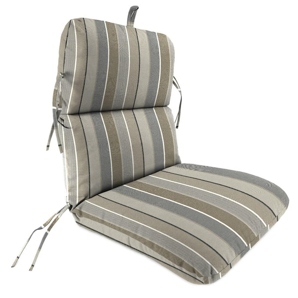 22 in. L x 45 in. W x 5 in. H Outdoor Dining Chair Cushion in Sunbrella Milano Char