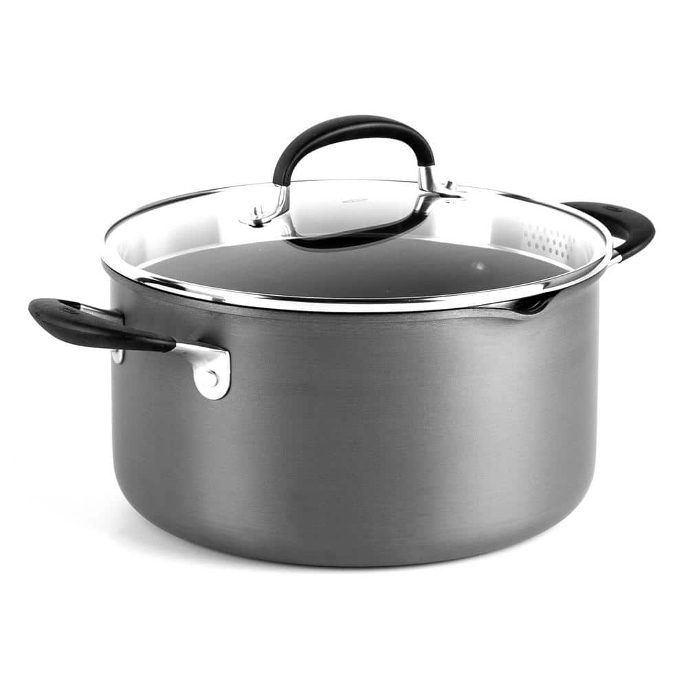 Hastings Home Pots 6-Quart Stainless Steel Stock Pot in the