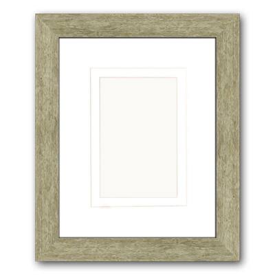 1-Opening 4 in. x 6 in. or 5 in. x 7 in. Matted Champagne Picture Frame (Set of 2)