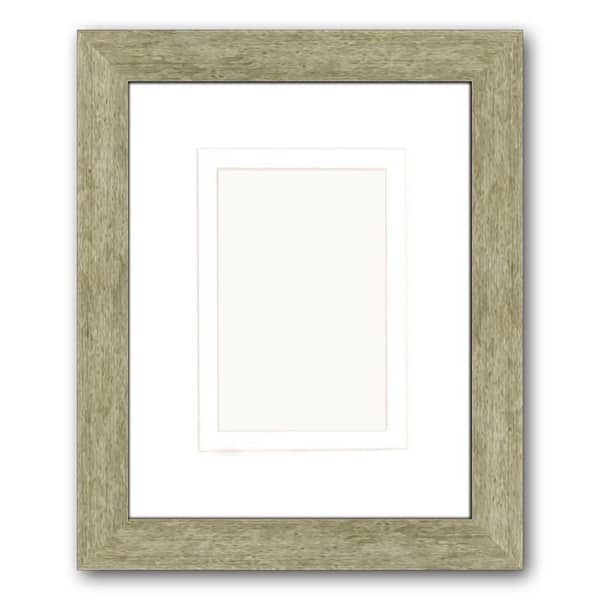 PTM Images 1-Opening 4 in. x 6 in. or 5 in. x 7 in. Matted Champagne Picture Frame (Set of 2)