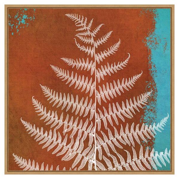 Amanti Art Fern Abstract Study II by Dianne Poinski 1-Piece Floater Frame Canvas Giclee Abstract Art Print 30 in. x 30 in.