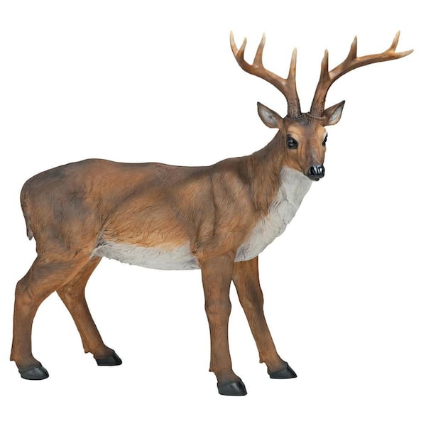 Design Toscano 24.5 in. H Big Rack Buck Deer Statue