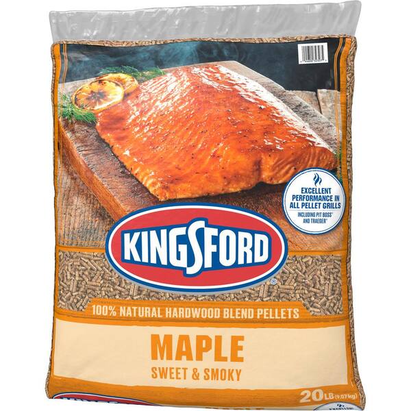 Kingsford 20 lbs. BBQ Smoker Maple Wood Grilling Pellets 4460032327 - The  Home Depot