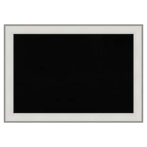 Imperial White Framed Black Corkboard 41 in. x 29 in. Bulletine Board Memo Board