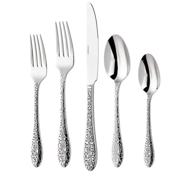 Oneida Ivy Flourish 18/10 Stainless Steel Steak Knives (Set of 12)
