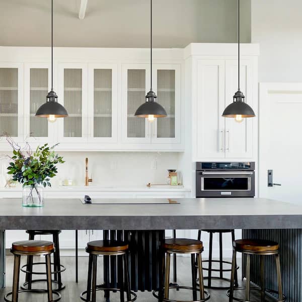 Gray Island Bar Pendant Ceiling Light 