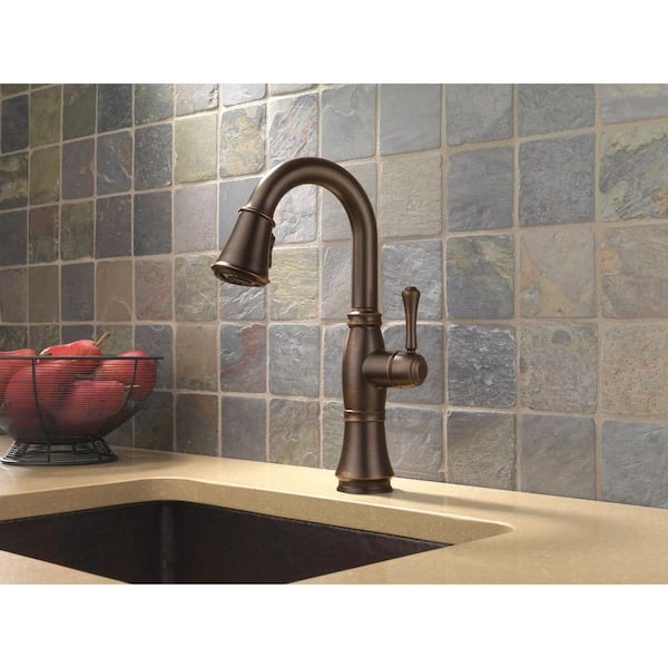 Cassidy Touch Single-Handle Pull-Down Sprayer Bar Faucet in Venetian Bronze