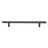 GlideRite 7 in. Matte Black Solid Cabinet Handle Drawer Bar Pulls (10-Pack) 5004-178-MB-10