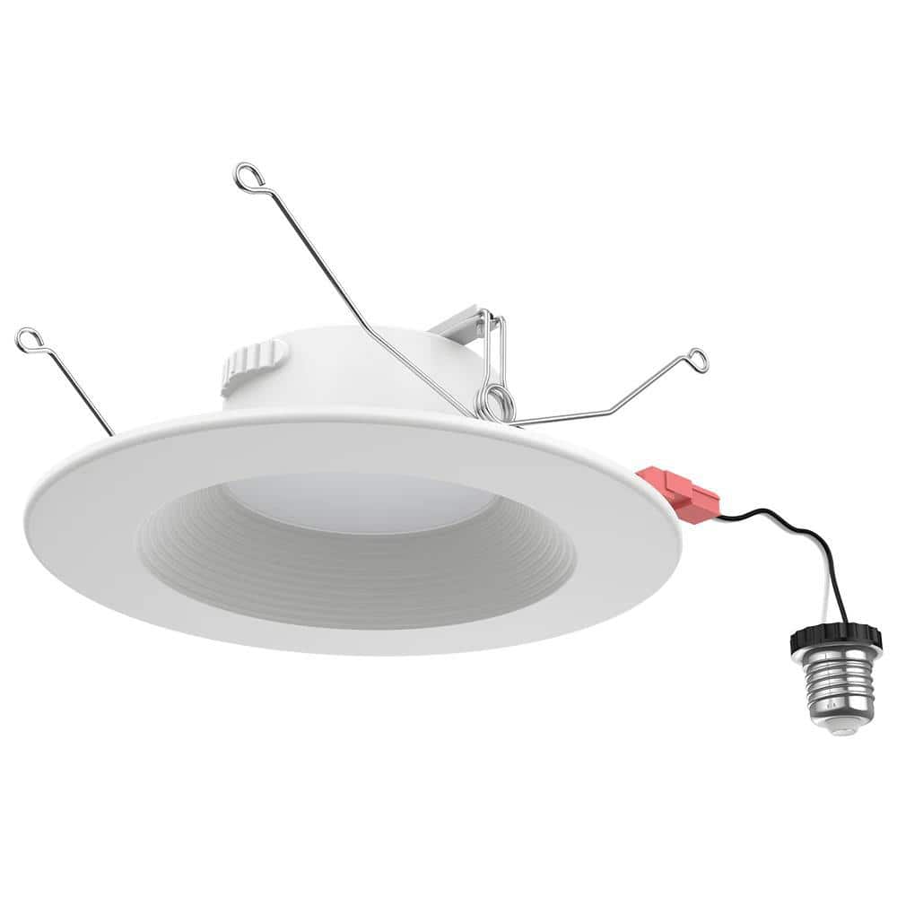 Aptive 7.36 in. Integrated LED Flush Mount Downlight 5000K Adjustable CCT D