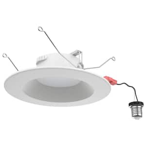 Aptive 7.36 in. Integrated LED Flush Mount Downlight 5000K Adjustable CCT Dimmable
