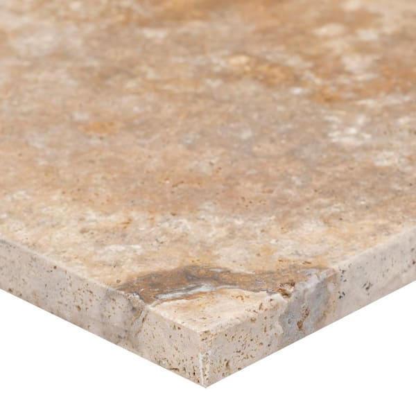 MSI Porcini Gold 10 Piece Tumbled Travertine Paver Tile Kit (10 Kit / 160 Sq. ft. / Pallet)