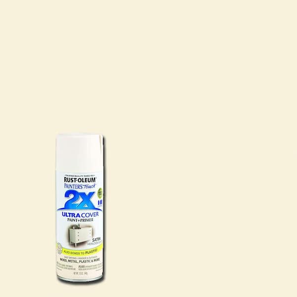 Rust-Oleum Painter's Touch 2X 12 oz. Satin Heirloom White General Purpose Spray Paint
