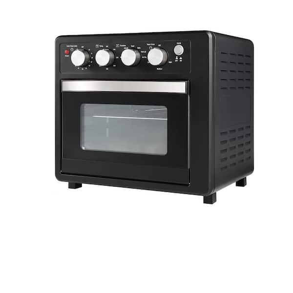 Tidoin 1500 W 8-Slice Stainless Steel Toaster Oven with Knob