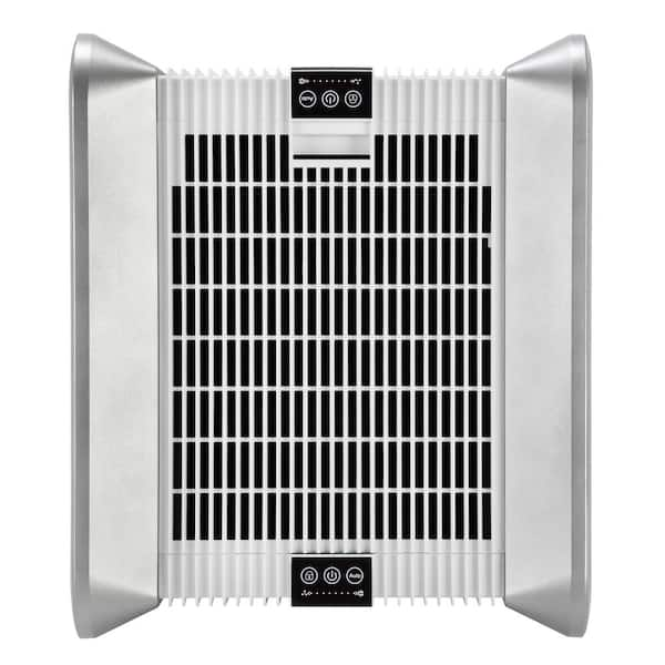 GermGuardian Pro Max Dual HEPA Filter Air Purifier with 2 HEPA Filters, UV-C and Ionizer with Air Quality Monitor, Portable with Wheels, Ap6100, Size