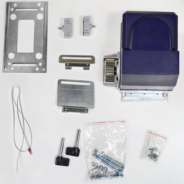 ALEKO 60 ft. L 2000 lbs. Capacity Slide Single Automatic Gate Opener Kit