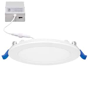 6 in. Slim Round 2700K to 5000K Selectable IC Rated Canless Recessed Integrated LED Kit