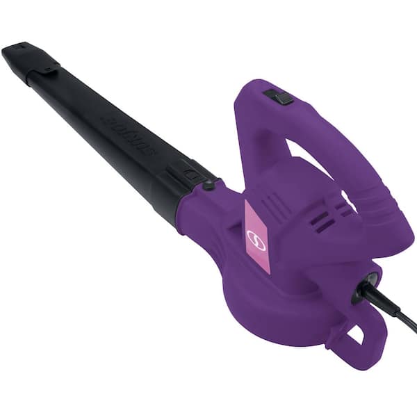 Sun Joe 215 MPH 240 CFM 10 Amp Electric Handheld Leaf Blower, Purple Sun Joe 215 MPH 240 CFM 10 Amp Electric Handheld Leaf Blower, Purple